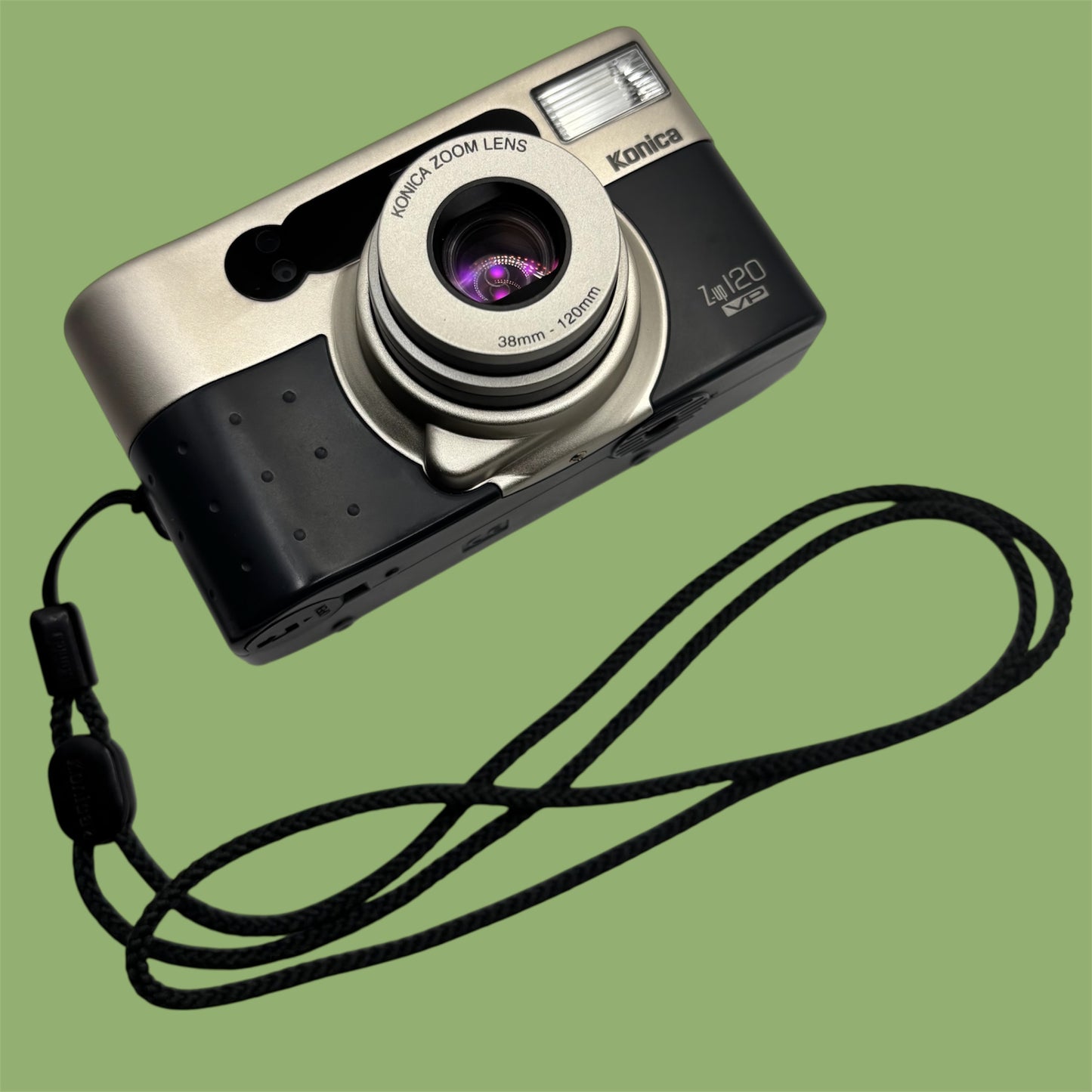 Le Konica Z-Up 120 VP et son étui