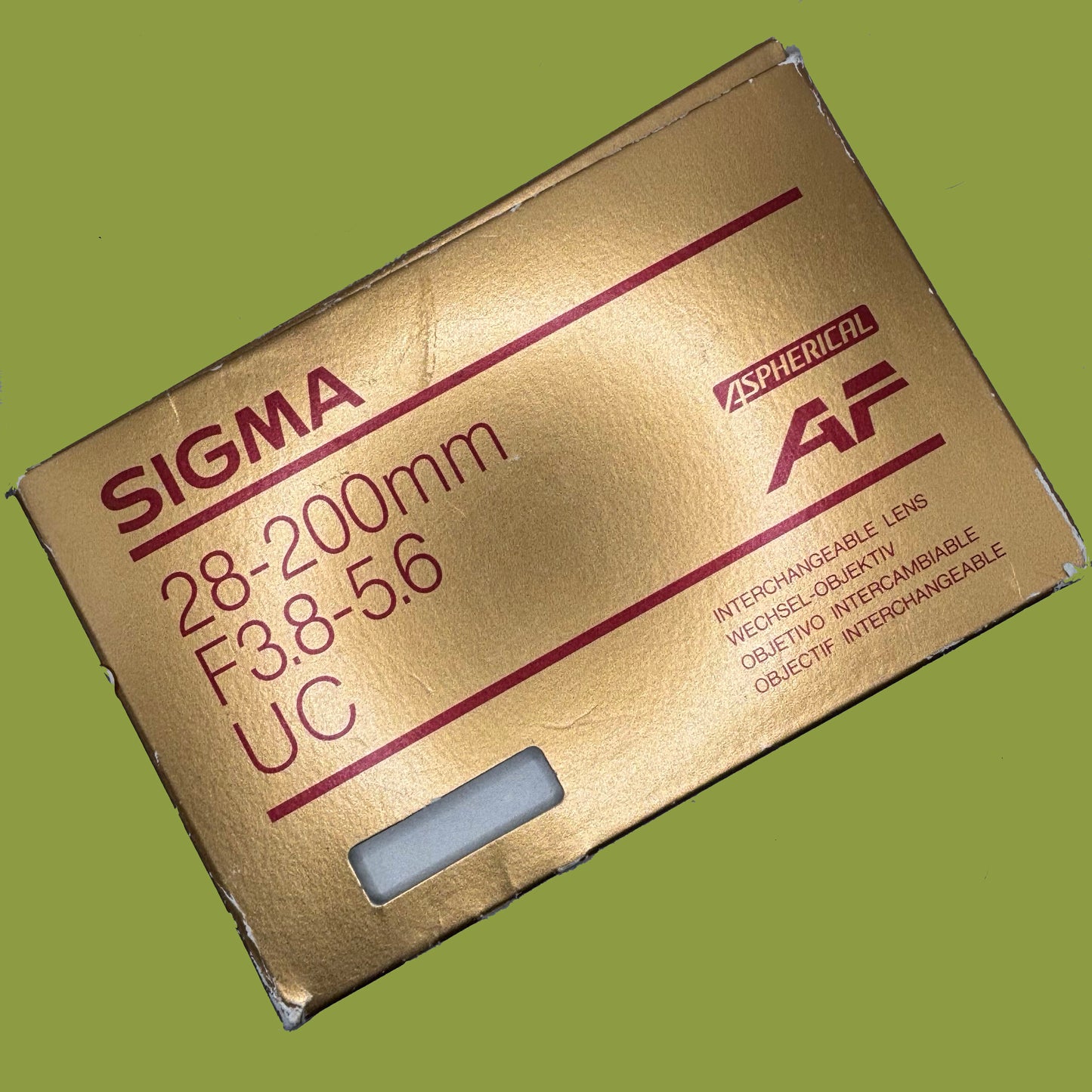 Sigma Zoom AF 28-200mm - Monture Canon EF