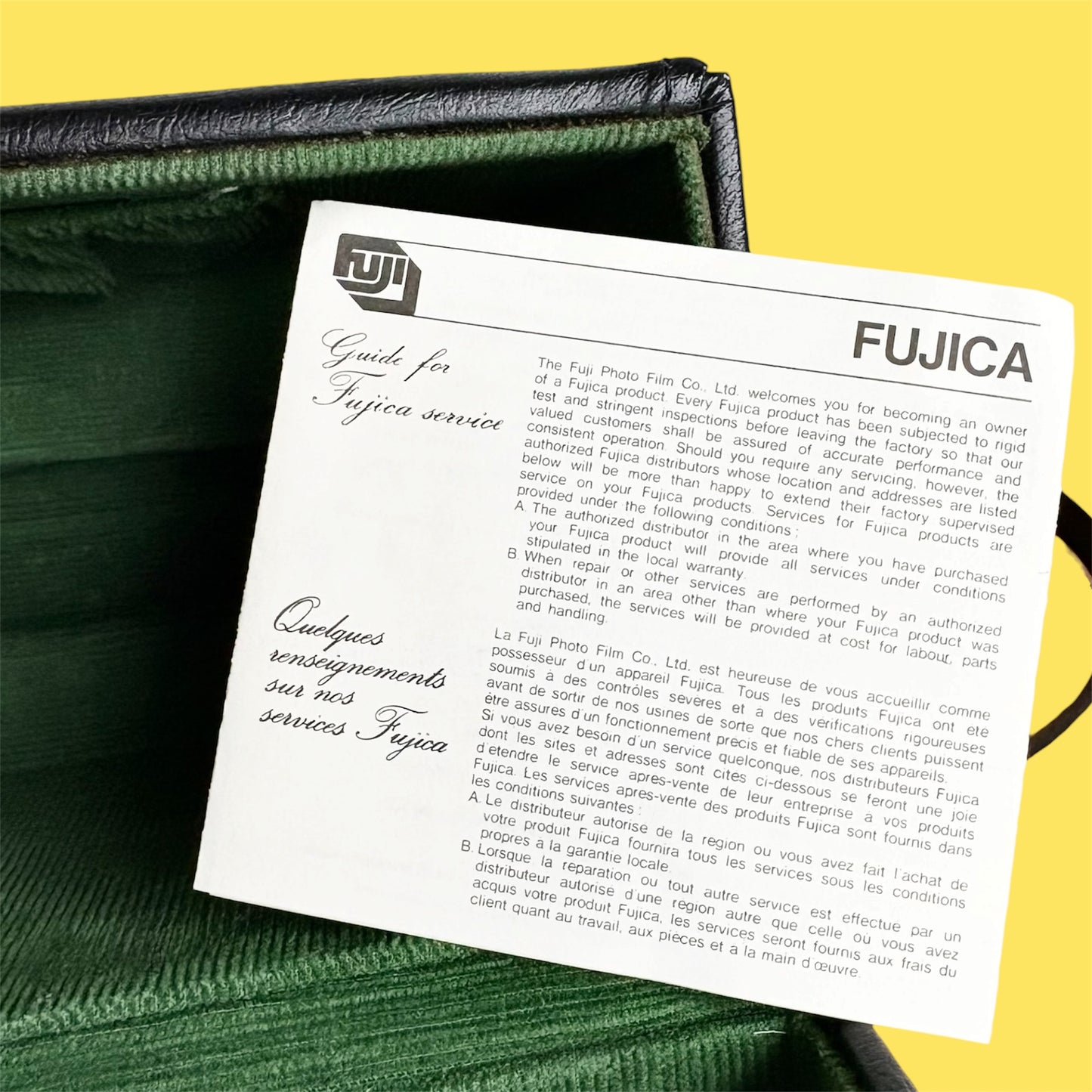 Sacoche rigide Reflex & Accessoires - Fujica