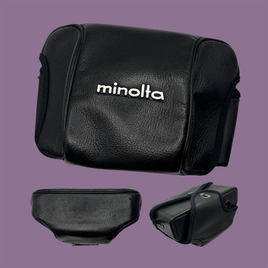 Étui souple similicuir pour Compact - Minolta