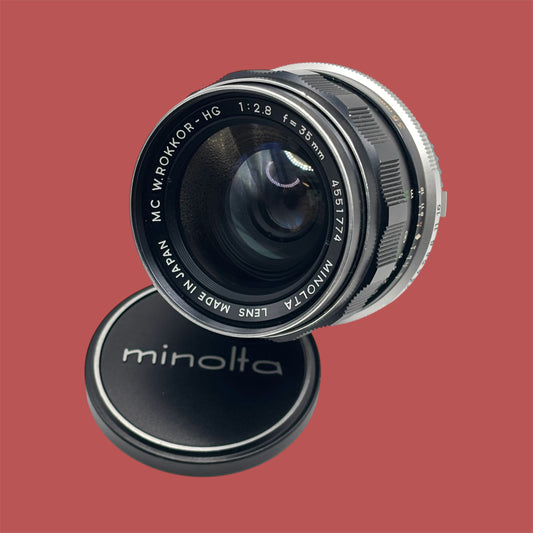 Minolta MC W-Rokkor HG Lens 35 mm