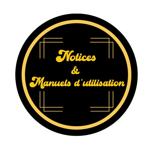 Notices et manuels d’utilisation d’origine en Français